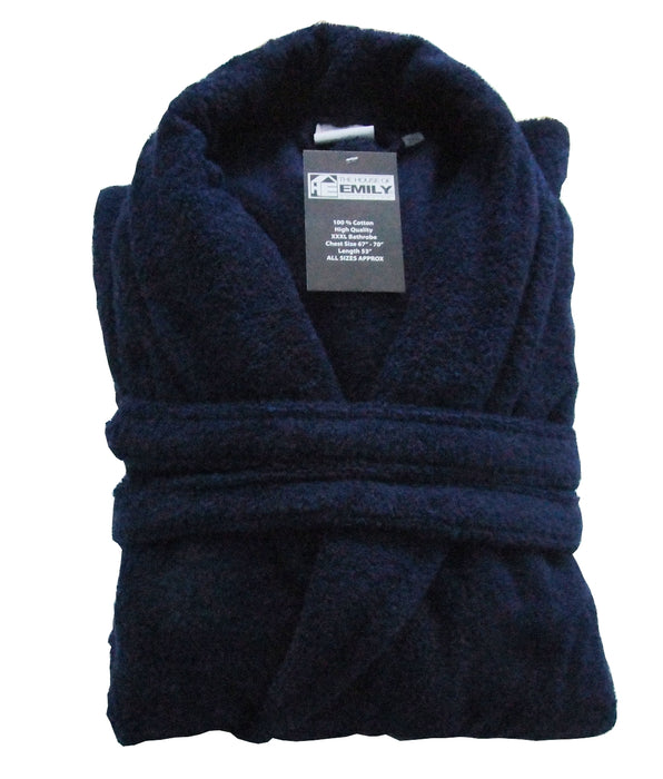 Mens Womens Turkish Cotton Towelling Bathrobe Dressing Gown