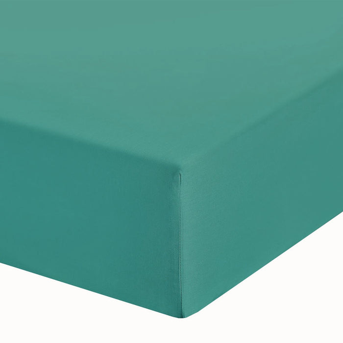 Teal Double Bed Fitted Sheet 10" Deep Fully Elasticated