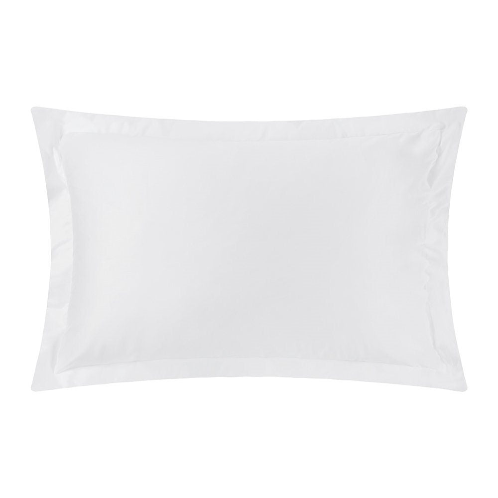 White Oxford Pillowcases 2 Pack 100% Cotton Percale 200Tc