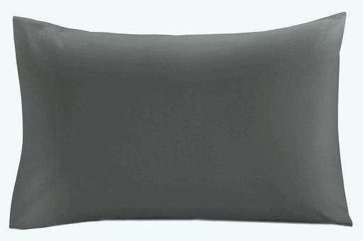 Grey Pillowcases Pack of 2 Polycotton