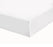 90 x 200cm Fitted Sheet White 400Tc 100% Cotton Sateen 12" Depth Fully Elasticated