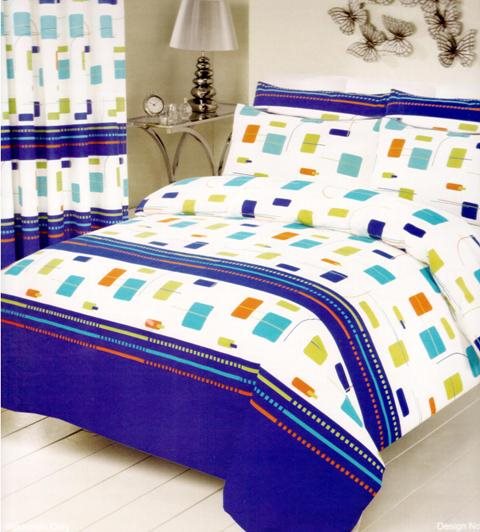 Multicoloured Duvet Cover Set King Size - Fantasy