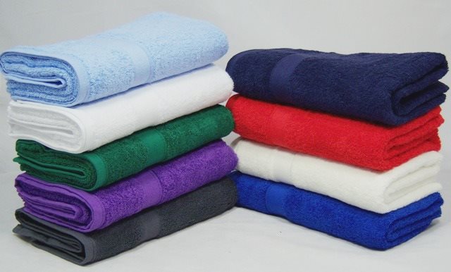650gsm Bath Sheets 100% Cotton Pack of 4 Assorted Colours