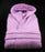 Lilac Terry Towelling Hooded Bath Robe Medium 100% Cotton Budget Quality (Slight Seconds)